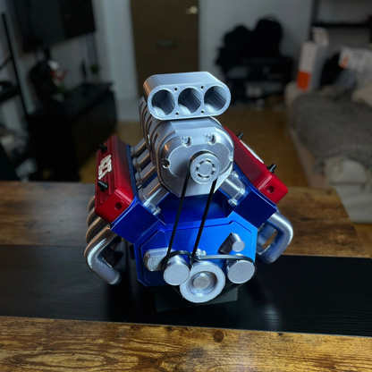 Decorative V8 Supercharged Engine